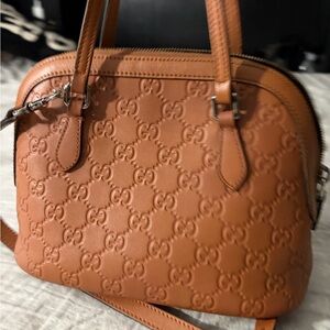Guccissima leather mini dome satchel bag